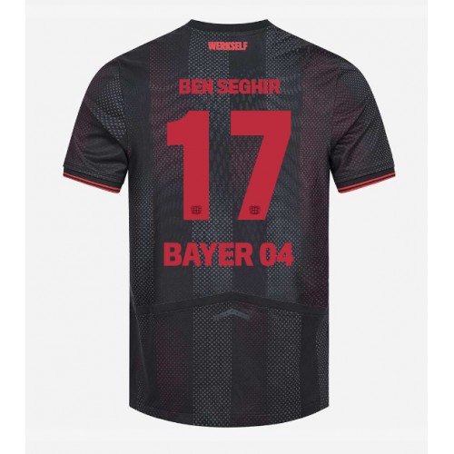 Bayer Leverkusen Eliesse Ben Seghir #17 Primera Equipación 2025-26 Manga Corta